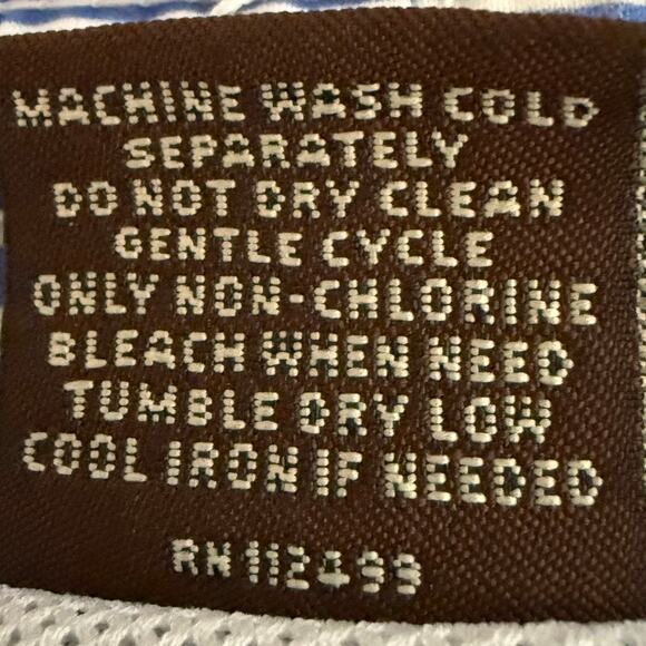 Tailorbyrd Swim Trunks Men’s Large Blue White Stripe Quick Dry Board Shorts - Picture 5 of 11